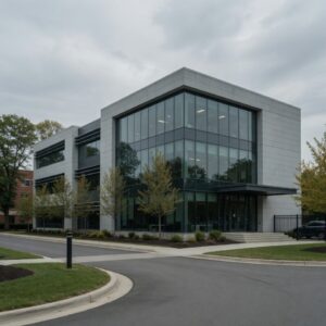 office building with for insurance company